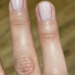 Lush Nails Spa - Splotchy, uneven
