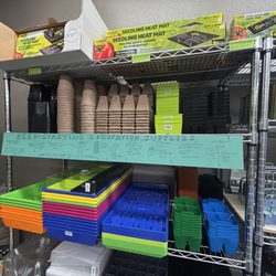 Left Field Garden Supply - Seed starting supplies including heat mats, pots, trays, etc.