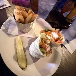 Crispy chicken wrap