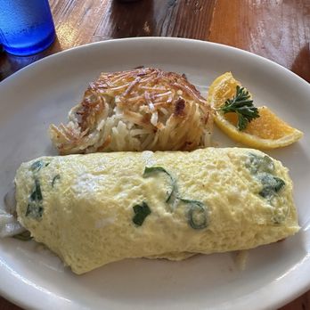 Moke’s Bread And Breakfast - Veggie Omelette, before I cut into it. Sad side of hash browns... - Breakfast & Brunch Near Me - Honolulu, Hawaii Moke’s Bread And Breakfast - Veggie Omelette, before I cut into it. Sad side of hash browns... - Breakfast & Brunch Near Me - Honolulu, Hawaii