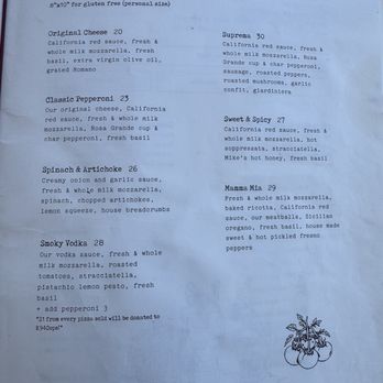 Truly Pizza - Menu - Pizza Near Me - Dana Point, California