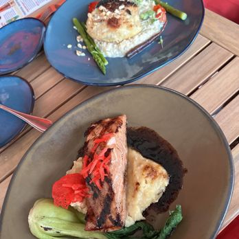 Tikis Grill & Bar - Truffle-Yaki Salmon, Macadamia Nut Crusted Fish - Seafood Near Me - Honolulu, Hawaii Tikis Grill & Bar - Truffle-Yaki Salmon, Macadamia Nut Crusted Fish - Seafood Near Me - Honolulu, Hawaii