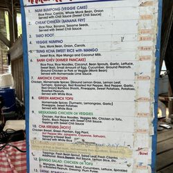 Khmer Angkor Cambodian Food - Menu