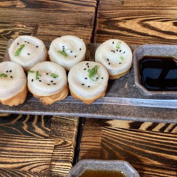 Dumpling Hours - Pan fried dumplings. Good, not traditional, and the crispy bottom gets soggy too quickly. - Dim Sum Near Me - Oakland, California