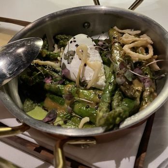 Miller & Lux - Asparagus with poached egg! - Seafood Near Me - Kailua-Kona, Hawaii Miller & Lux - Asparagus with poached egg! - Seafood Near Me - Kailua-Kona, Hawaii
