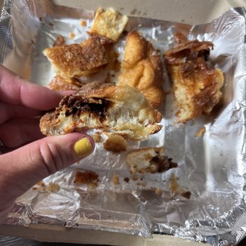 Rusty Moose - Mozzarella- manager says "it gets like this when it sits" Um, no lady it is BURNED. Inedible. - American Near Me - Spokane, Washington