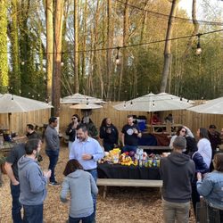 The Food Society - Shopify corporate employees bonding during a private chef dinner in Atlanta, GA.