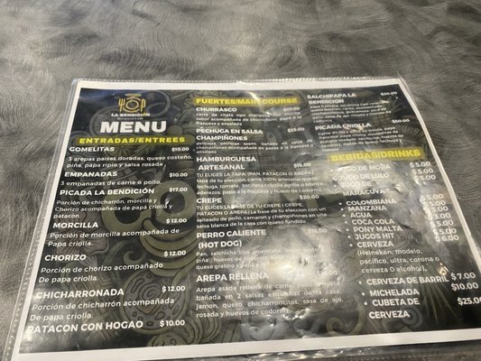 Menu photo 3 La Bendición Campbell, CA