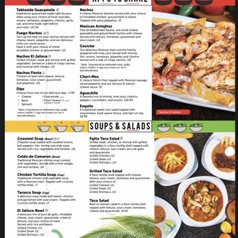 El Jalisco - Menu - Mexican Near Me - Seminole, Florida