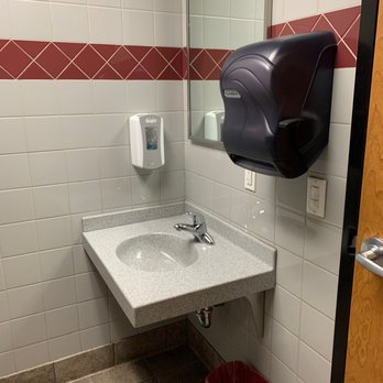 Flying J Travel Plaza - Not enough room to put girl hair dry accessories on the counter - Convenience Stores Near Me - Butte, Montana
