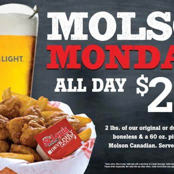 St. Louis Bar & Grill - molsonon monday's all day $ 29 99 - Chicken Wings Near Me - Toronto, Ontario St. Louis Bar & Grill - molsonon monday's all day $ 29 99 - Chicken Wings Near Me - Toronto, Ontario