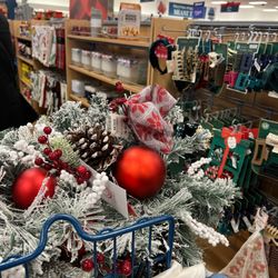 Marshall's - Christmas wreath shopping!
