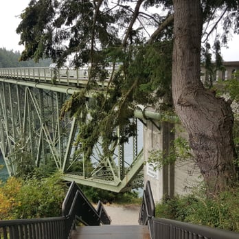 Deception Pass Bridge - bridge as seen from Pass Island - Landmarks & Historical Buildings Near Me - Anacortes, Washington Deception Pass Bridge - bridge as seen from Pass Island - Landmarks & Historical Buildings Near Me - Anacortes, Washington