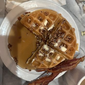 Angela's Cafe - Pecan waffle - Breakfast & Brunch Near Me - Dallas, Texas