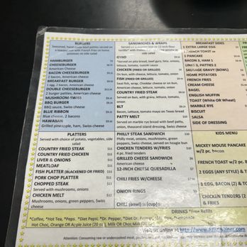 Affton Diner - Lunch menu left side - Breakfast & Brunch Near Me - Saint Louis, Missouri