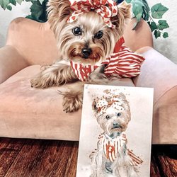 Custom Pet Portraits by Tiffany Dnaka