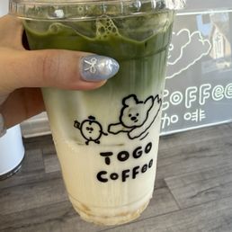 pear matcha latte pear matcha latte