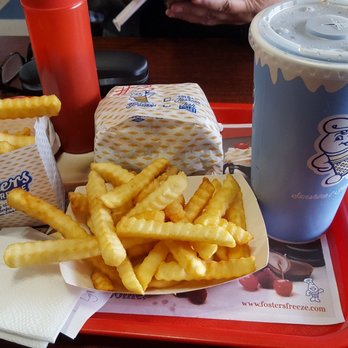 Fosters Freeze - Double decker burger combo with fries and a drink - Ice Cream & Frozen Yogurt Near Me - Milpitas, California Fosters Freeze - Double decker burger combo with fries and a drink - Ice Cream & Frozen Yogurt Near Me - Milpitas, California