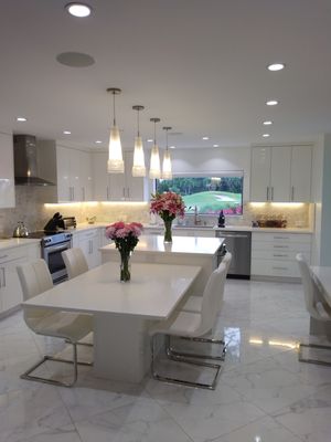 Kitchen Projects - Perfect Solutions in Boca LLC, is your premier local home remodeling contractor serving Palm Beach and Broward counties. Whether you`re dreaming of a complete kitchen overhaul, a spa like bathroom, or a beautiful custom cabinetry and flooring, our expert team brings your vision to life with precision and personalized care . With years of experience in residential remodeling, we focus on high quality craftmanship, attention to detail, and tailored design solutions. From stunning bathroom transformations and kitchen remodels to expert cabinetry and flooring work we handle every aspect of your project with professionalism. Were proud to announce a new partnership with N Ricardos Brick Pavers, a trusted company with over 30 years in the business. Together we expand our capabilities to include hardscape pavers, driveways , out door patios and pools and surrounding pool areas .Now you get the best of both worlds , expert interior remodeling and premier exterior hardscaping, Plus and this is a big plus we now offer special financing for a limited time no interest , making it easier than ever before to invest in your home . contact us today for a free estimate , we are fully licensed and insured. call Brian or text at 561 545 1135