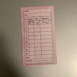 Lucky Lucky Nails & Spa - Rewards program