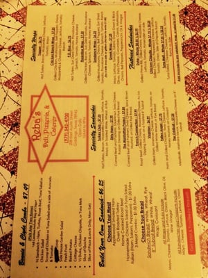 Menu photo 7 Reba's Giddings, TX