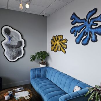 Float Harder Relaxation Center - Comfy waiting area. There's a great selection of tea for you to sample too - Float Spa Near Me - Portland, Maine Float Harder Relaxation Center - Comfy waiting area. There's a great selection of tea for you to sample too - Float Spa Near Me - Portland, Maine
