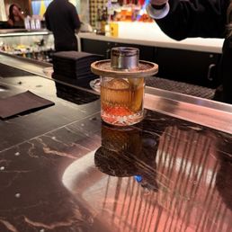 Smoked old fashioned