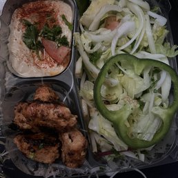 5 pieces of chicken and a sad salad