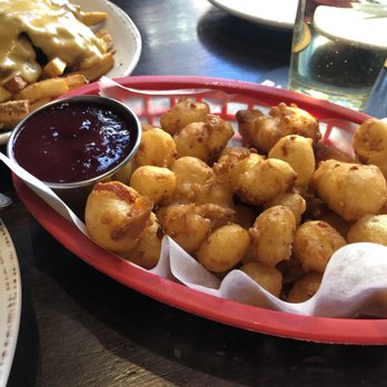 Red Cow North Loop - Cheese curds with raspberry ketchup - New American Near Me - Minneapolis, Minnesota