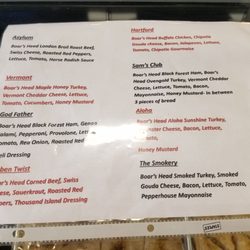 Local Deli & Creamer - Deli menu