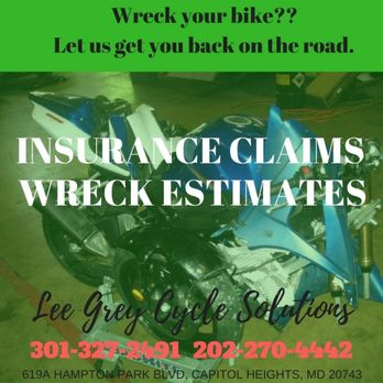 Lee Grey Cycle Solutions - Wreck estimates - Motorcycle Repair Near Me - Capitol Heights, Maryland Lee Grey Cycle Solutions - Wreck estimates - Motorcycle Repair Near Me - Capitol Heights, Maryland