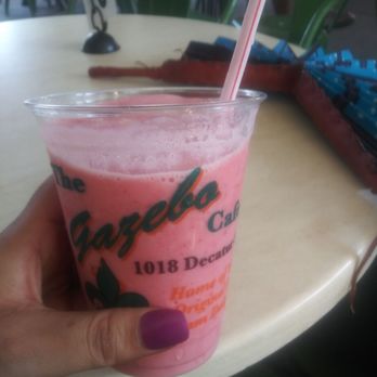 Gazebo Cafe - Strawberry Ice Cream Daiquiri - Cajun/Creole Near Me - New Orleans, Louisiana Gazebo Cafe - Strawberry Ice Cream Daiquiri - Cajun/Creole Near Me - New Orleans, Louisiana