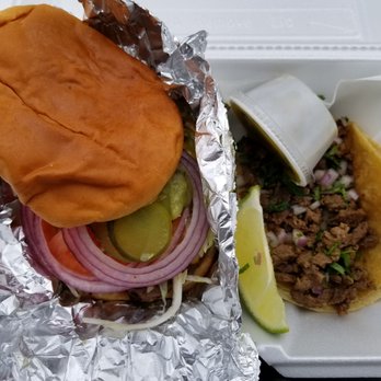 Torres Superettes - Cheeseburger and a carnitas taco... - Convenience Stores Near Me - Charleston, South Carolina