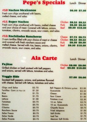 Menu photo 6 Pepe Delgados Norman, OK Menu photo 6 Pepe Delgados Norman, OK