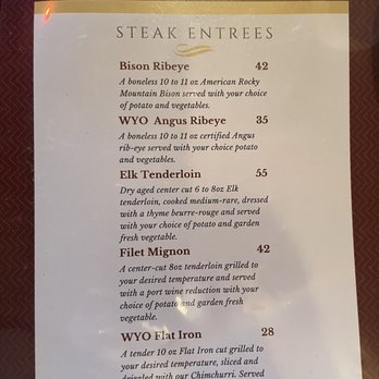 The Virginian Restaurant - Steak - American Near Me - Buffalo, Wyoming The Virginian Restaurant - Steak - American Near Me - Buffalo, Wyoming