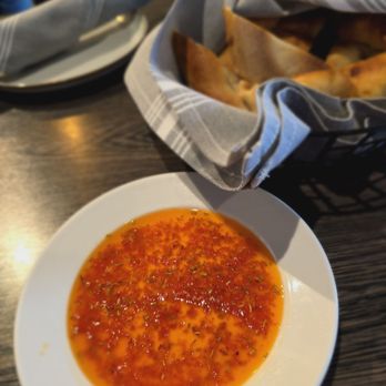 Truva Turkish Kitchen - Bread and tomato garlic olive oil dip - Turkish Near Me - Cincinnati, Ohio Truva Turkish Kitchen - Bread and tomato garlic olive oil dip - Turkish Near Me - Cincinnati, Ohio