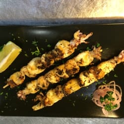 Taverna dei Servi - Spiedini di gamberi e calamari