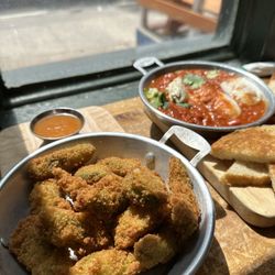 HASS Kitchen - Avocado fries with a spicy little mango/pineapple dip