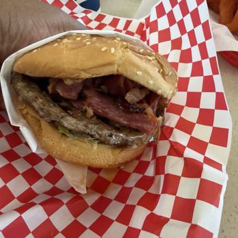 Mr J's Char Burgers - Pastrami Burger & Onion Rings - Burgers Near Me - Fontana, California Mr J's Char Burgers - Pastrami Burger & Onion Rings - Burgers Near Me - Fontana, California