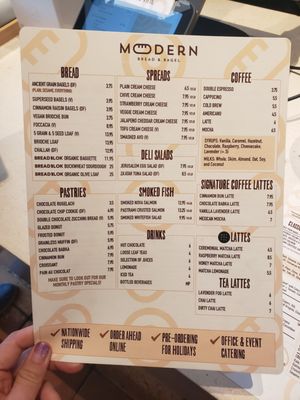 Menu photo 2 Modern Bread and Bagel Santa Monica, CA Menu photo 2 Modern Bread and Bagel Santa Monica, CA
