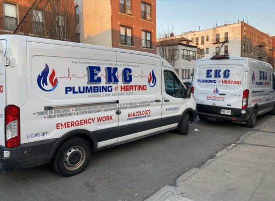 EKG Plumbing and Heating Logo