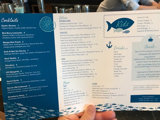 Menu photo 7 Blu Point Seafood Co Staunton, VA