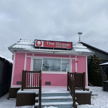 The Scoop - a pink building with a sign that says the scoop - Ice Cream & Frozen Yogurt Near Me - London, Ontario The Scoop - a pink building with a sign that says the scoop - Ice Cream & Frozen Yogurt Near Me - London, Ontario