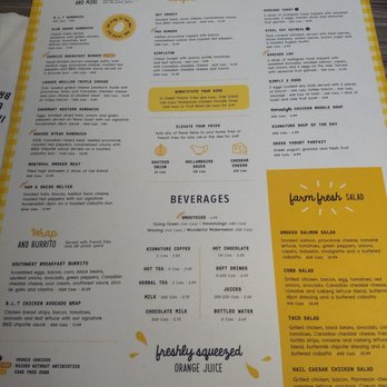 Eggsmart - Menu - side 2 - Breakfast & Brunch Near Me - Toronto, Ontario