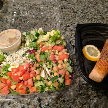 Bigalora - A pretty disappointing $25 salad. $12 upcharge for a sliver of salmon?! - Pizza Near Me - Royal Oak, Michigan Bigalora - A pretty disappointing $25 salad. $12 upcharge for a sliver of salmon?! - Pizza Near Me - Royal Oak, Michigan