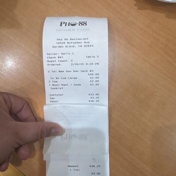 Pho 88 Restaurant - Total cost - Vietnamese Near Me - Garden Grove, California Pho 88 Restaurant - Total cost - Vietnamese Near Me - Garden Grove, California