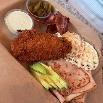 Waco Waffle - Protein plate - Waffles Near Me - Waco, Texas