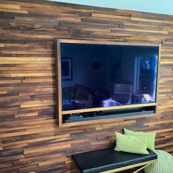 LJG Construction - Walnut wood paneled wall - General Contractors Near Me LJG Construction - Walnut wood paneled wall - General Contractors Near Me