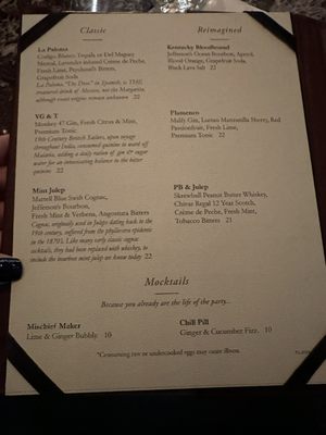 Menu photo 1 Vesper Bar Las Vegas, NV Menu photo 1 Vesper Bar Las Vegas, NV