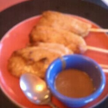 Waterside Thai Kitchen - Chicken satay! - Thai Near Me - Cranston, Rhode Island